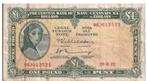 Ierland, 1 Pond, 1972, Postzegels en Munten, Bankbiljetten | Europa | Niet-Eurobiljetten, Los biljet, Ophalen of Verzenden, Overige landen