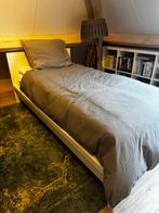Mooi Ikea Malm-bed met matras & topper, Huis en Inrichting, Slaapkamer | Complete slaapkamers, Ophalen, Zo goed als nieuw, Eenpersoons