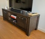 Donker Grenen TV Meubel, Huis en Inrichting, Kasten | Televisiemeubels, Ophalen, Gebruikt, 100 tot 150 cm, Minder dan 100 cm
