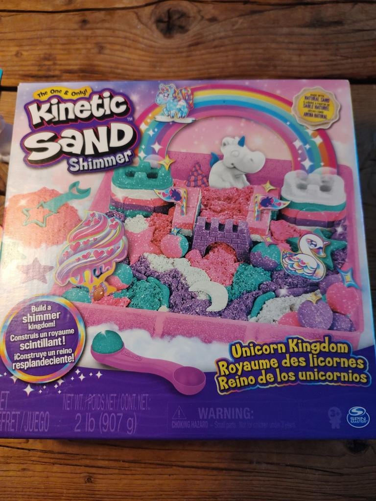 Kinetic sand shimmer unicorn, Ophalen of Verzenden, Gebruikt