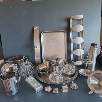 Div.chrome keuken spullen beschikbaar voor biedingen