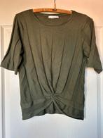 Groene Top met Knoop - Maat S, Ophalen of Verzenden, Zo goed als nieuw, Korte mouw, Maat 36 (S)