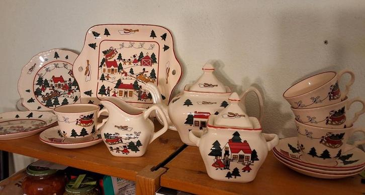 Kerstservies Wedgwood Mason Christmas, kerst, Huis en Inrichting, Keuken | Servies, Zo goed als nieuw, Overige typen, Wedgwood