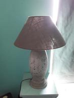 Zwaar van steen grijze tafellamp, Huis en Inrichting, Lampen | Tafellampen, Ophalen of Verzenden, Zo goed als nieuw, Overige materialen