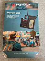 Nieuw zwart travel money bag documenten tasje portemonnee, Ophalen of Verzenden, Nieuw, Zwart