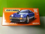 Matchbox 3 - 1992 Mazda Autozam AZ-1 [blauw] 1/55 MIB [], Nieuw, Ophalen of Verzenden, Auto
