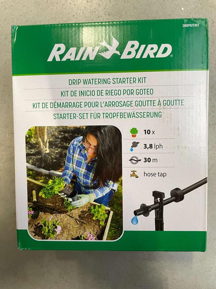 RAINBIRD Druppelbewateringsset voor kweekbakken, Doe-het-zelf en Verbouw, Gereedschap | Handgereedschap, Nieuw, Ophalen of Verzenden