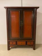 Antieke grote Chinese kast B1.45 m x H 2.05 D 62 cm, Ophalen of Verzenden