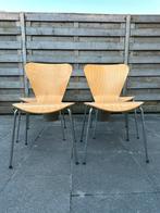 Vlinderstoelen - hout / chroom, Ophalen, Gebruikt, Vier, Hout