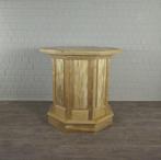 20999 Statafel Bartafel Teak Ø 1,14 m, Ophalen, Nieuw