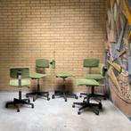 5x vintage Gispen opknappertjes, Ophalen, Gebruikt, Overige kleuren, Metaal