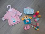 Baby born badset met badjas, Kinderen en Baby's, Ophalen of Verzenden, Zo goed als nieuw, Babypop
