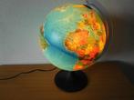 Wereldbol met verlichting en schakelaar, als nieuw., Ophalen, Verlicht, Zo goed als nieuw