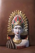 Indisch houtsnijwerk beeld, Antiek en Kunst, Ophalen of Verzenden