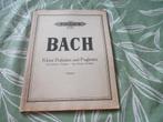 BACH Kleine Praludien und Fughetten Peters, Gebruikt, Klassiek, Ophalen of Verzenden, Artiest of Componist
