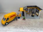 Playmobil postkantoor postbus postfiets 4403 + 4400 + 4401, Ophalen of Verzenden, Gebruikt, Complete set