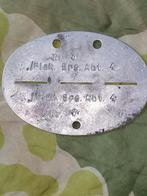 1e FLAK Abteilung 4 EKM alluminium wo2 Duits, Ophalen of Verzenden, Landmacht, Duitsland, Embleem of Badge