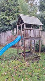 Leuk Speelhuis met Glijbaan, Kinderen en Baby's, Speelgoed | Buiten | Speeltoestellen, Ophalen, Gebruikt, Glijbaan