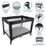 Baby Links David Camp Cot including Anti-Slip Feet, Kinderen en Baby's, Babywiegjes en Ledikanten, Ophalen, Zo goed als nieuw