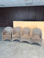 Vier rieten stoelen, Ophalen of Verzenden