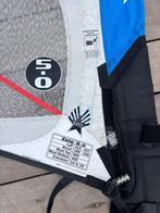 Ezzy zeta 5.0, Watersport en Boten, Windsurfen, Ophalen, Gebruikt, Zeil, Minder dan 5 m²