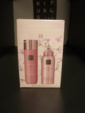 Nieuw Rituals Sakura set shower oil, body lotion mousse beschikbaar voor biedingen