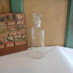 Apothekersfles blank glas origineel apotheek fles stop, Antiek en Kunst, Antiek | Glas en Kristal, Ophalen of Verzenden