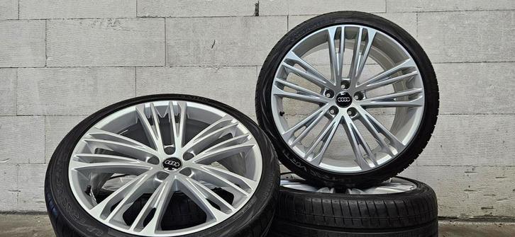 20" Audi A5 S5 S-line orig velgen Vredestein zomerbanden, Auto-onderdelen, Banden en Velgen, Banden en Velgen, Zomerbanden, 20 inch