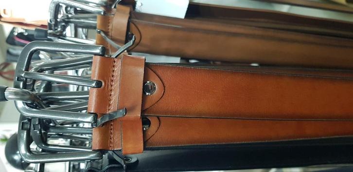 Te koop Partij lederen Italiaanse riemen, Kleding | Heren, Riemen en Ceinturen, Nieuw, 115 cm of meer, Overige kleuren, Ophalen of Verzenden