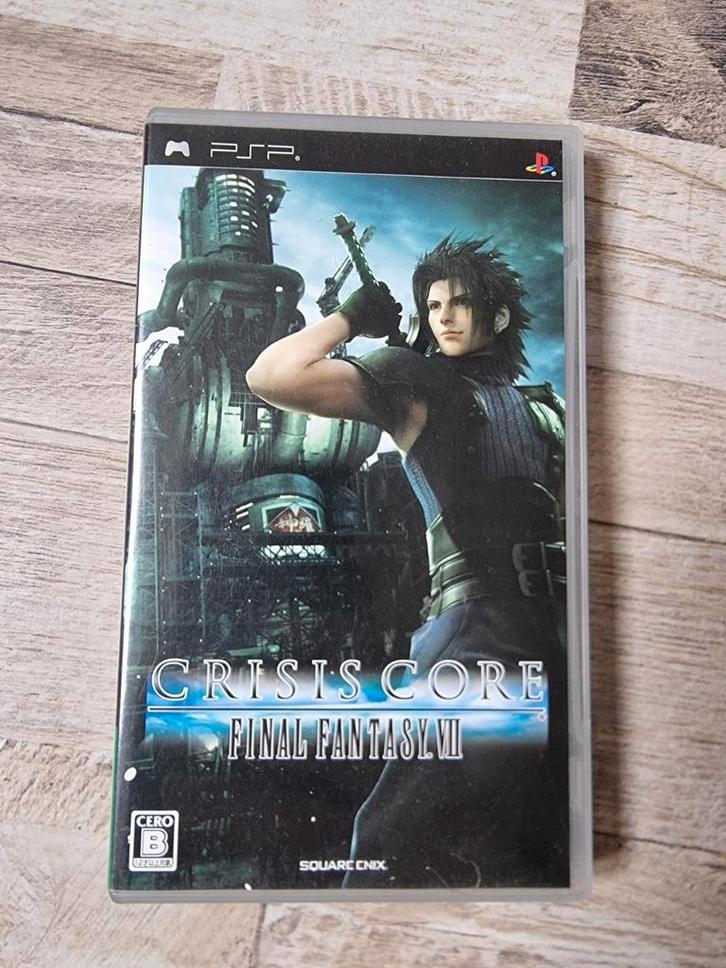 Final fantasy VII 7 Crisis core - Japans, Spelcomputers en Games, Games | Sony PlayStation Portable, Zo goed als nieuw, Role Playing Game (Rpg)