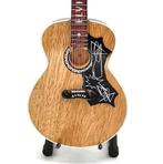 Elvis Presley akoestisch miniatuur gitaar van hout mini deco, Verzamelen, Muziek, Artiesten en Beroemdheden, Info@deconoord.nl
