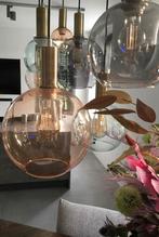 Hanglamp Design met Pastel glas met 7 Bollen, Ophalen of Verzenden, Zo goed als nieuw, Glas