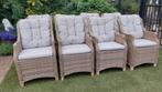 8 prachtige luxe wicker tuinstoelen, Tuin en Terras, Tuinstoelen, Ophalen, Zo goed als nieuw, Wicker