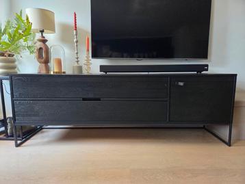 Tv meubel silas woood zwart