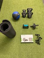 Fitness Set Compleet - Kettlebells, Mat, Bal & Meer!, Ophalen of Verzenden, Nieuw, Armen, Fitnessmat