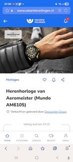 Aeromeister Mundo AM6105 Herenhorloge - Nieuw!, Overige merken, Overige materialen, Polshorloge, Overige materialen