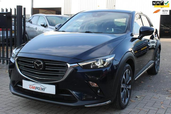 Mazda CX-3 2.0 SkyActiv-G 120 GT-M Leer Keyless Xenon ACC!, Auto's, Mazda, Bedrijf, Te koop, CX-3, ABS, Achteruitrijcamera, Adaptive Cruise Control