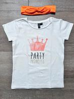 Koningsdag oranje shirt 128, Kinderen en Baby's, Ophalen of Verzenden, Zo goed als nieuw, Meisje, Shirt of Longsleeve