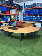 Bureau met bureaustoel en dressoir eiken hout, Ophalen, Zo goed als nieuw
