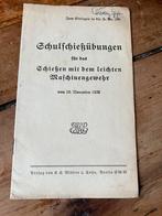 WO2 Duits Instructie Pamflet MG13 MG34 schieten Wehrmacht, Verzamelen, Militaria | Tweede Wereldoorlog, Verzenden, Duitsland, Landmacht