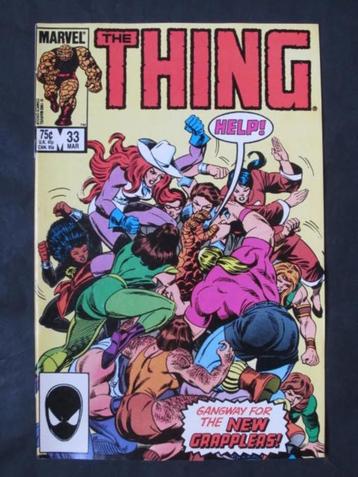 The Thing #33 Marvel 1986 Death of Titania beschikbaar voor biedingen