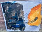 Zeer mooie Schilderij Breed 100 Hoogte 100 In goede staat, Ophalen, Zo goed als nieuw, Schilderij, 75 cm of meer