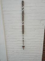 Lange Rozenkrans met Houten Kralen, Ophalen of Verzenden