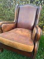 Schapenleren fauteuil., Huis en Inrichting, Ophalen, ., ., 50 tot 75 cm
