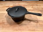Gietijzeren steelpan met deksel - Napoleon, Gietijzer, Overige typen, Ophalen of Verzenden, Zo goed als nieuw