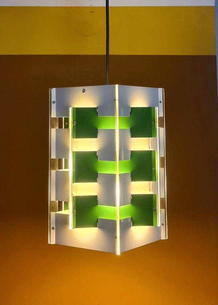 Vintage, design hanglamp Anvia. Hoogervorst, Huis en Inrichting, Lampen | Hanglampen, Ophalen of Verzenden