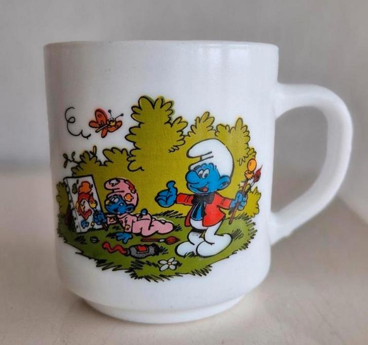 Arcopal Beker De Smurfen, Verzamelen, Smurfen, Zo goed als nieuw, Gebruiksvoorwerp, Verschillende Smurfen, Ophalen of Verzenden
