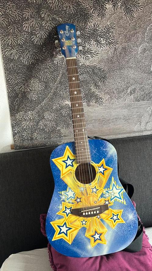 Disney High School Musical Gitaar – by Washburn, Verzamelen, Disney, Gebruikt, Overige typen, Overige figuren, Ophalen of Verzenden