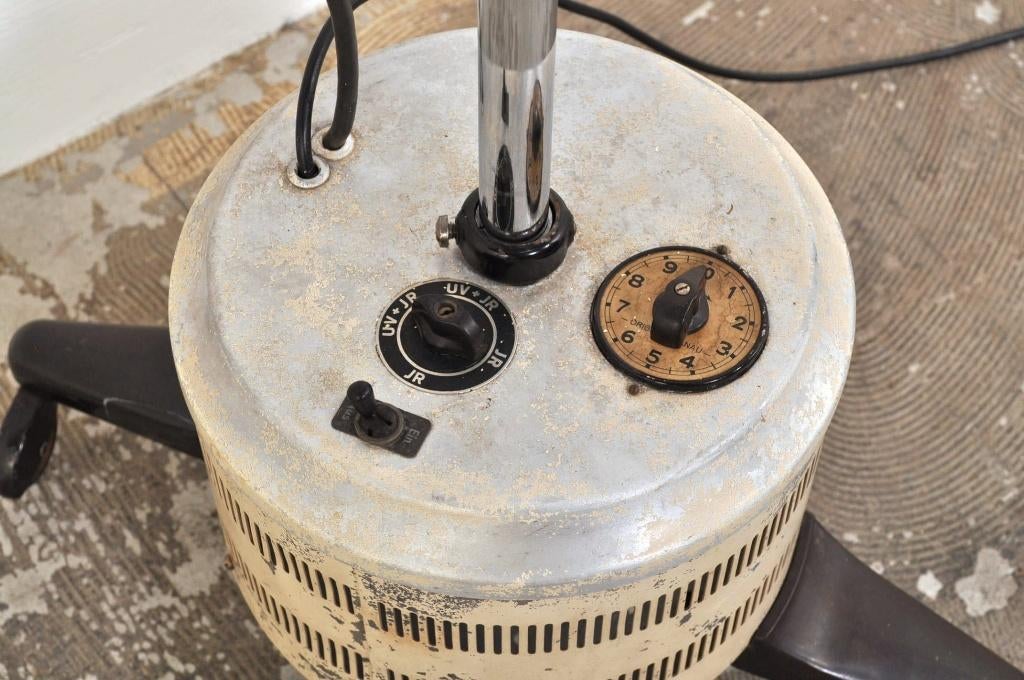 Original Hanau lamp zonlamp Bauhaus stijl vloerlamp jaren 30, Ophalen of Verzenden, Gebruikt, 150 tot 200 cm