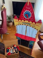 Leuke poppenkast met veel handpoppen, Ophalen, Gebruikt, Jongen of Meisje